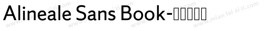 Alineale Sans Book字体转换